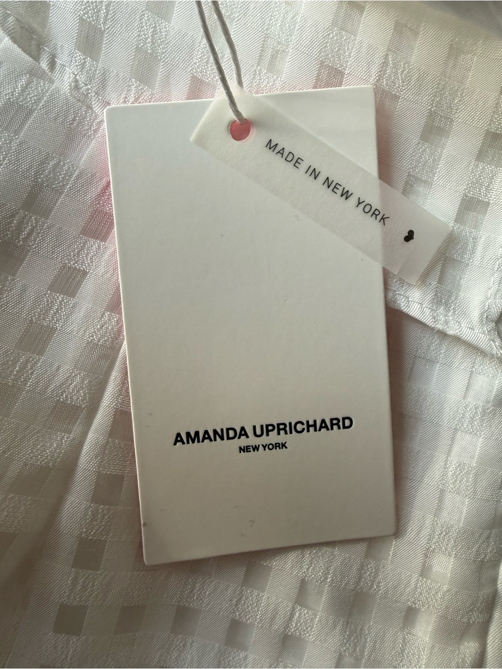 NWT: Amanda Uprichard Mckinnon Dress in White, sz. Small ($216 current retail) - Picture 10 of 10